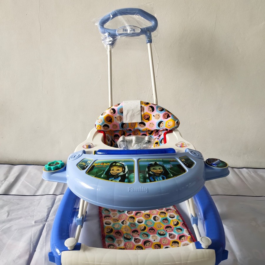 BABYWALKER FAMILY MOTIF PESAWAT IPIN UPIN