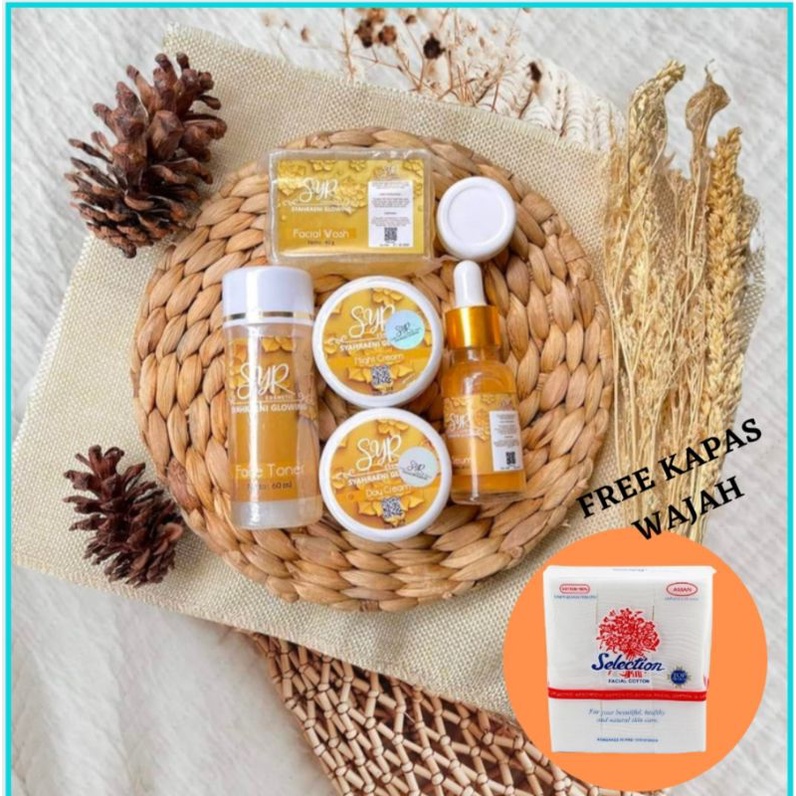 ORI 1000 % PAKET LENGKAP SYAHRENI GLOWING FREE KAPAS BISA COD TERLARIS-1