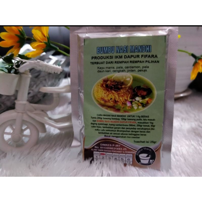 

Bumbu Nasi Mandhi 25 gr Dapur Fifara...(untuk 1 kg beras basmati)