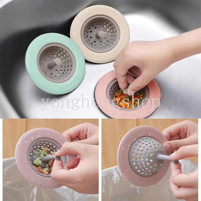 Filter Penyaring Saluran Air Dengan Bahan Silikon Anti-Sumbat Untuk Dapur / Kamar Mandi