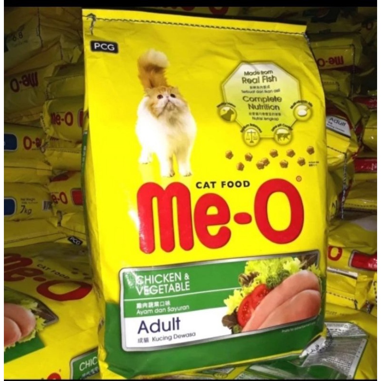 Expedisi Meo Chicken &amp; Vegetable Adult 7kg / Makanan Kucing Dewasa Me-o