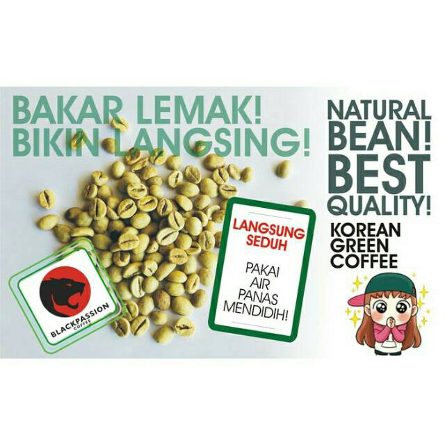 

KOPI HIJAU KOREAN STYLE - GREEN COFFE BEAN