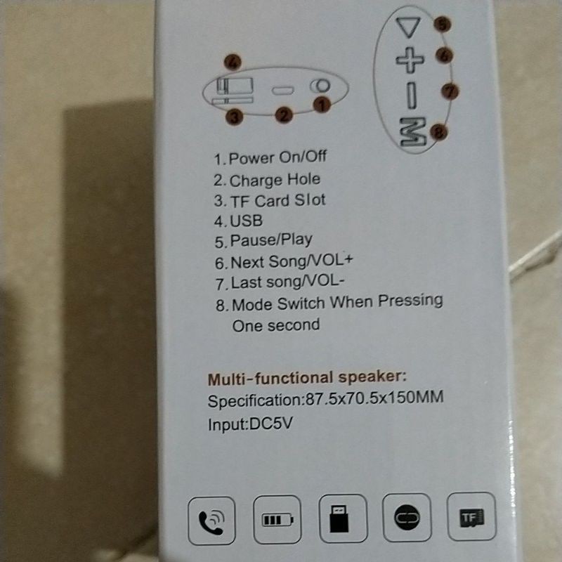 SPEAKER BLUETOOTH WIRELESS LAMPU DISCO