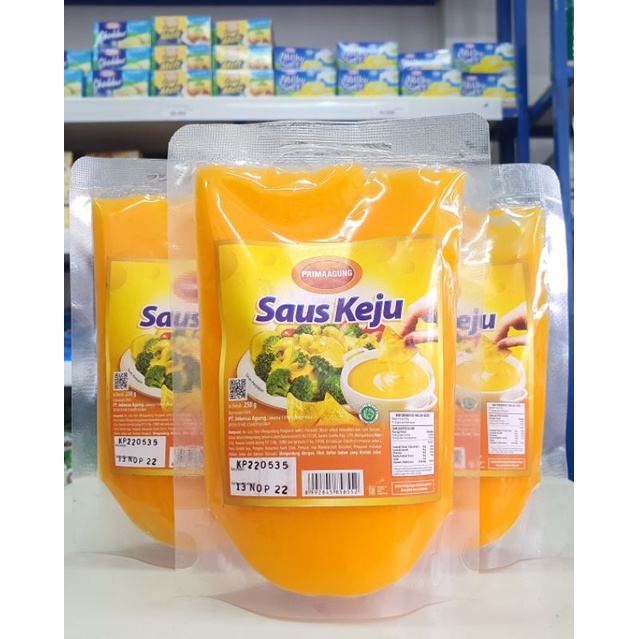 

Prima Saus Keju 250Gr / Cheese Sauce / Toping Keju Gurih Prima