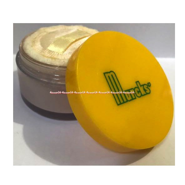 Marcks Bedak Tabur 20Gr Mengandung Formula Untuk Membuat Wajah Menjadi Tampak Halus Dan Cantik Alami