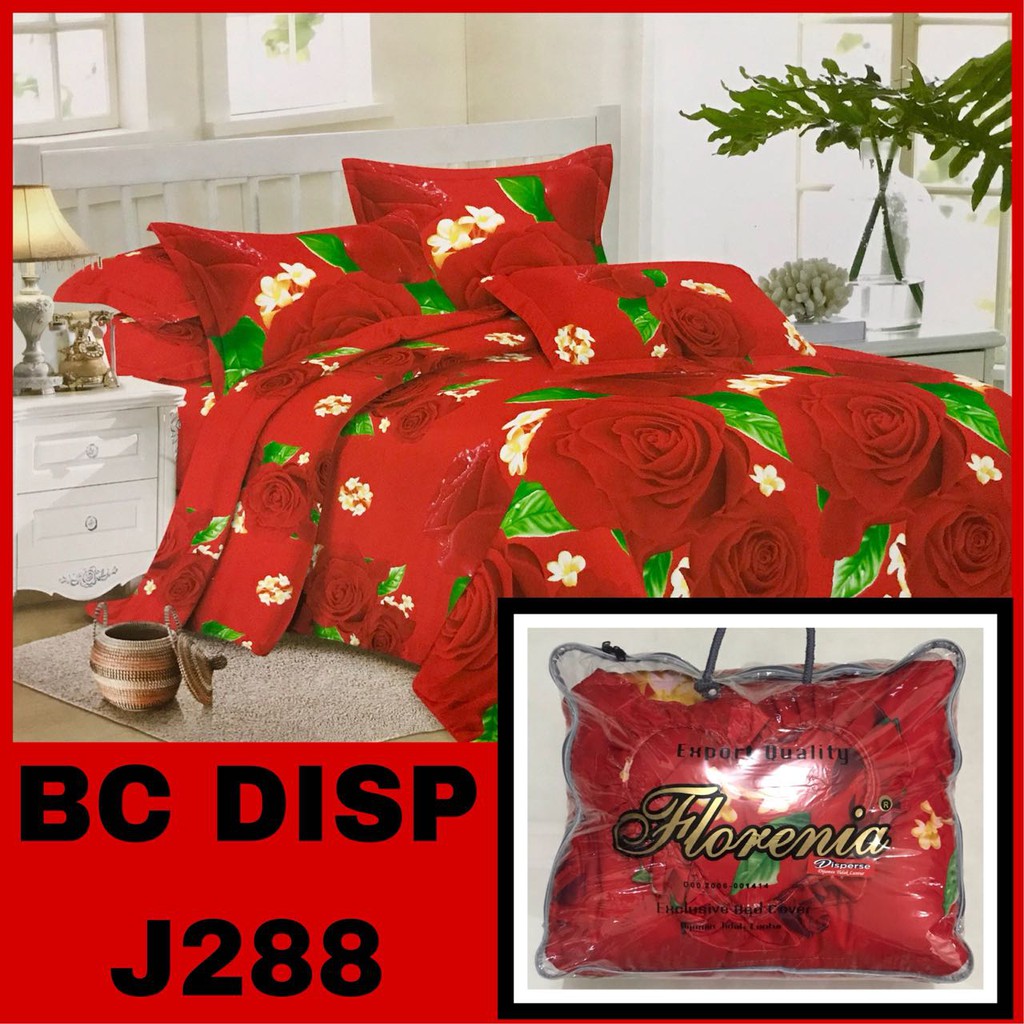 Promo Bedcover Set microtex Disperse King Queen Size Promo Bedcover Set microtex Disperse King Queen Size