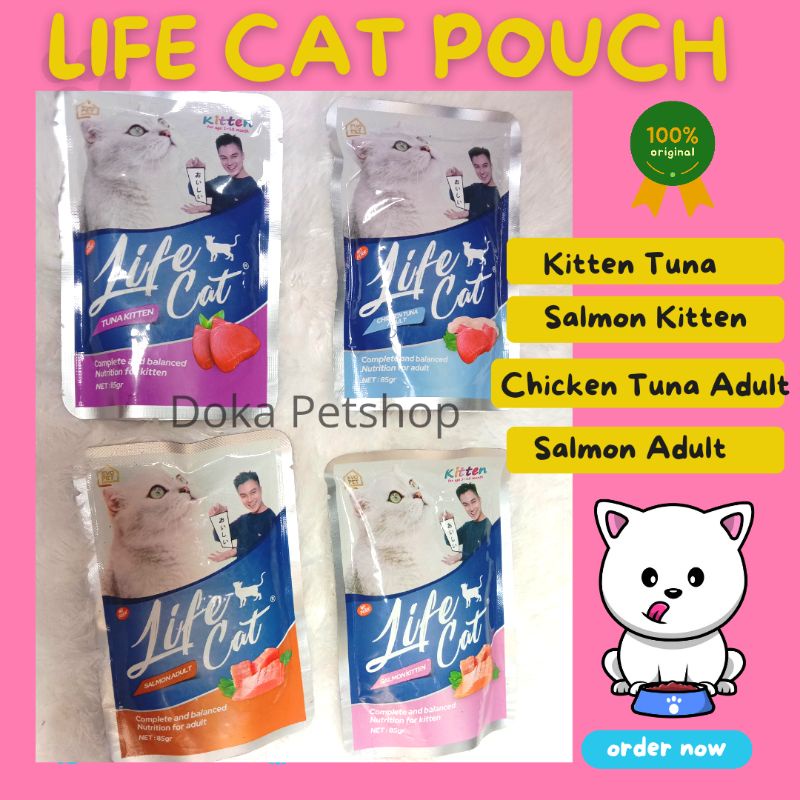 Life Cat Pouch Makanan Kucing 85 Gram