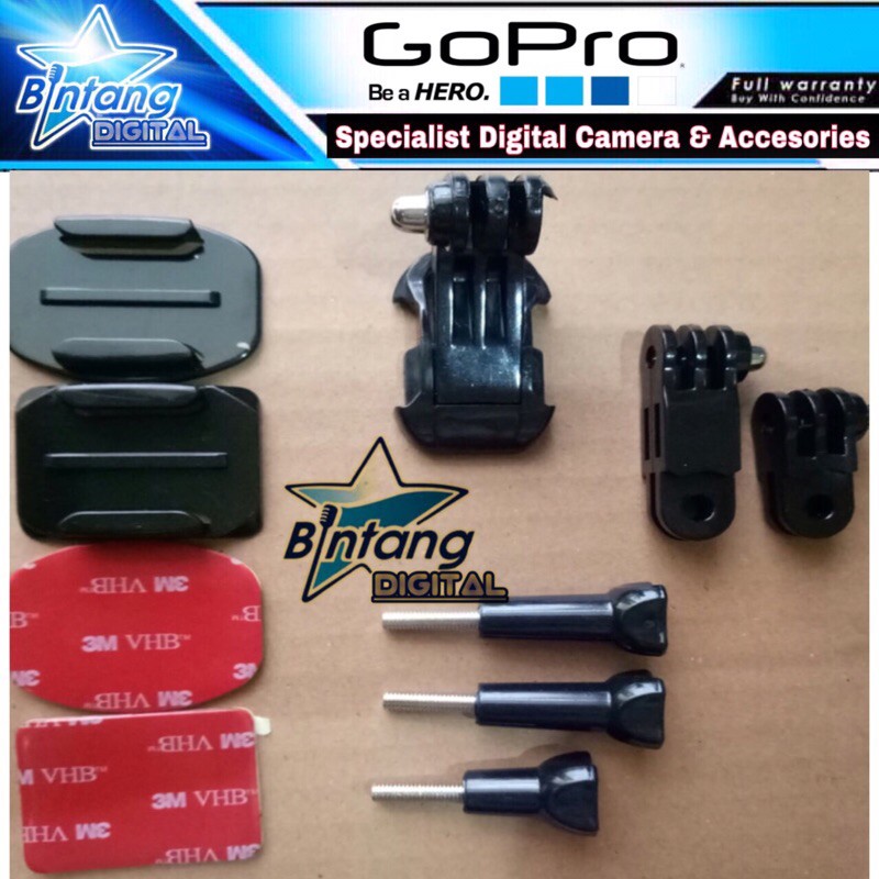 Mounting Helm Action Cam Gopro Bpro Kogan Xiaomi