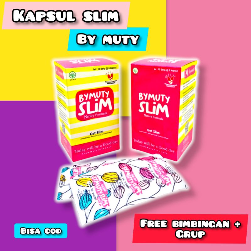 Obat Diet Slim By Muty Pelangsing Badan Penurun Berat Badan Penahan Nafsu Makan Ramuan Cinta Kapsul