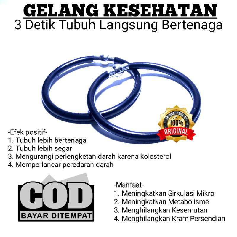 Gelang Kesehatan Pengait Magnet Gelang Aksesoris Gelang Terapi Keseimbangan Tubuh Gelang Isi Air