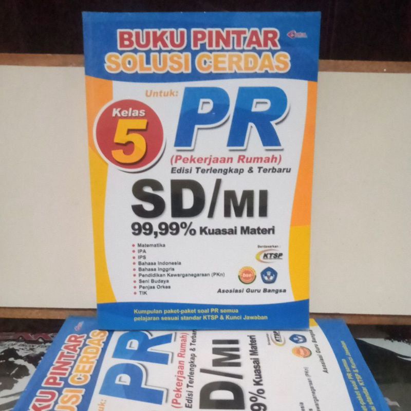 Jual Buku Bimbel - BUKU PINTAR SOLUSI CERDAS UNTUK PR KELAS 5 SD/MI ...