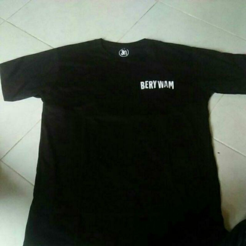 Baju Kaos Beatbox Berywam logo besar belakang