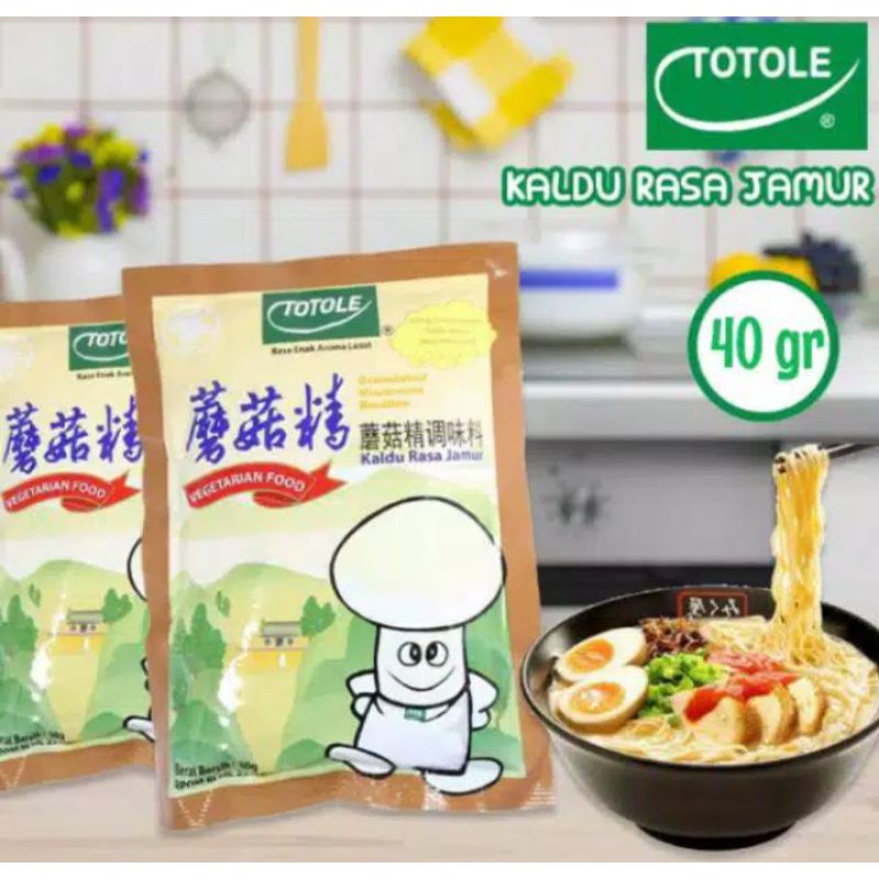 

Totole Kaldu Jamur Vegan Food 40g