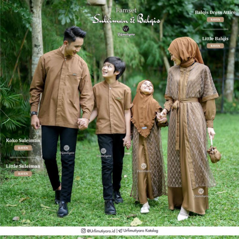 Family set suleiman & balqis by urfimutiyaro