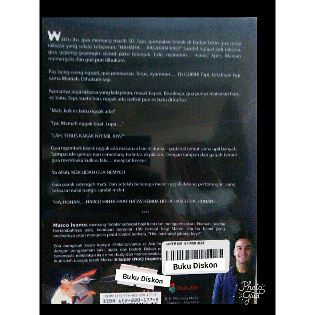 Buku Original Diskon Super Not Inspiring Book By Marco Ivanos