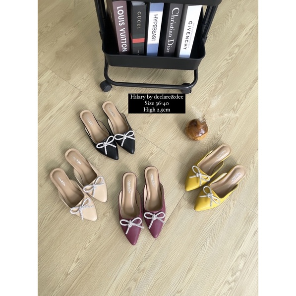 DECLARE&amp;DEE HILLARY SANDAL WANITA TERBARU 2,5CM