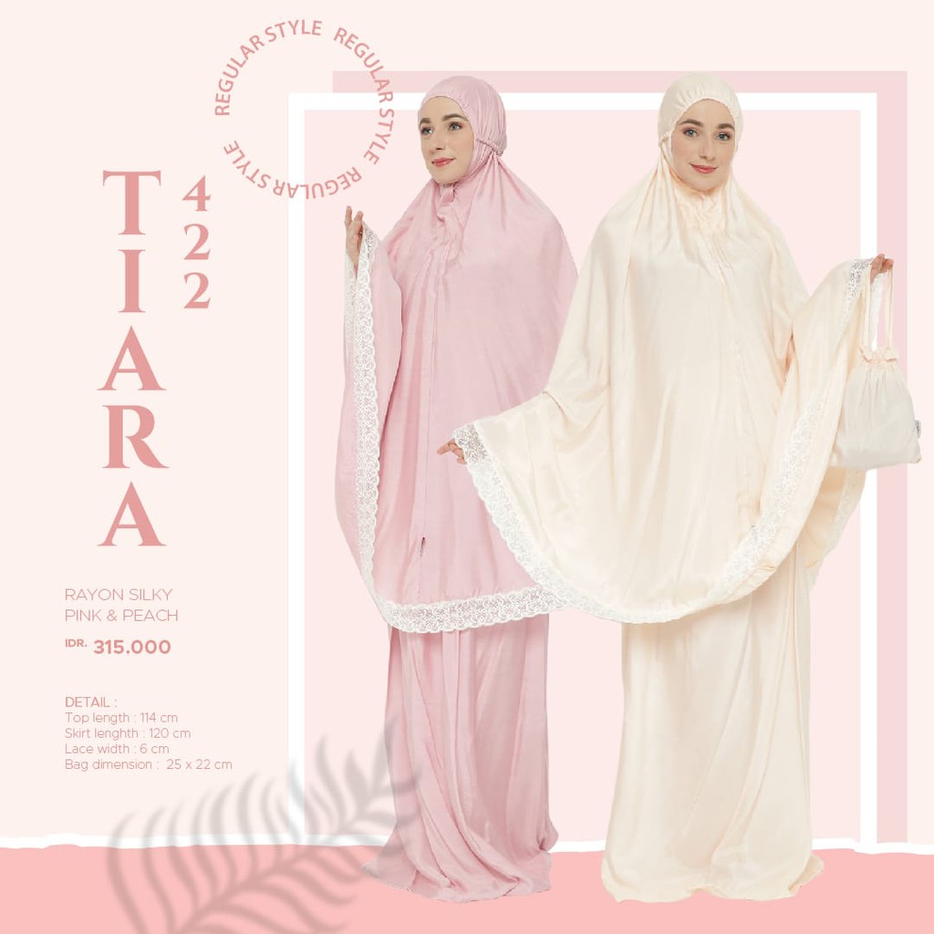 Mukena Tatuis Tiara 422 Rayon Silky Regular Size