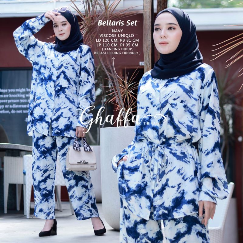 bellaris set ori gaffa the label setelan jumbo ld 120 busui friendly