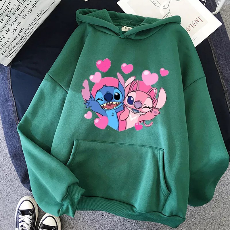 Hoodie Stitch Desney Wanita Oversize Korea Tebal Sweater Oversize Wanita Korean Style Jumbo Ori Jaket Hoodie Wanita Korean Style Anak Hodie Oversize Korean Style Wanita Hoddie Cewek Oversize Korean Style Hoodie Cewek Kekinian Murah Ukuran XL Switer Stitch