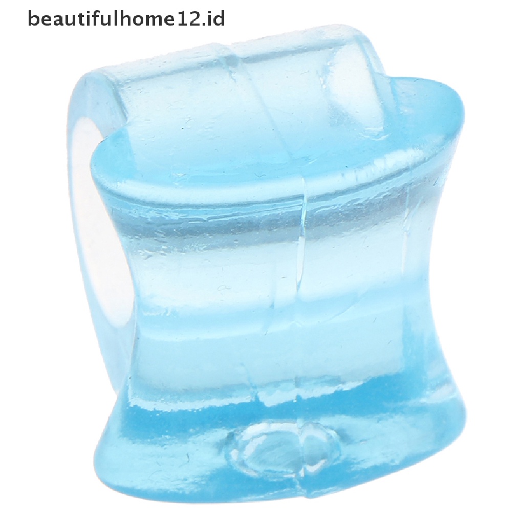 【beautifulhome12.id】 2pcs Silicone Gel Toe Spacer Separator Straightener Spreader Bunion Pain Relief .