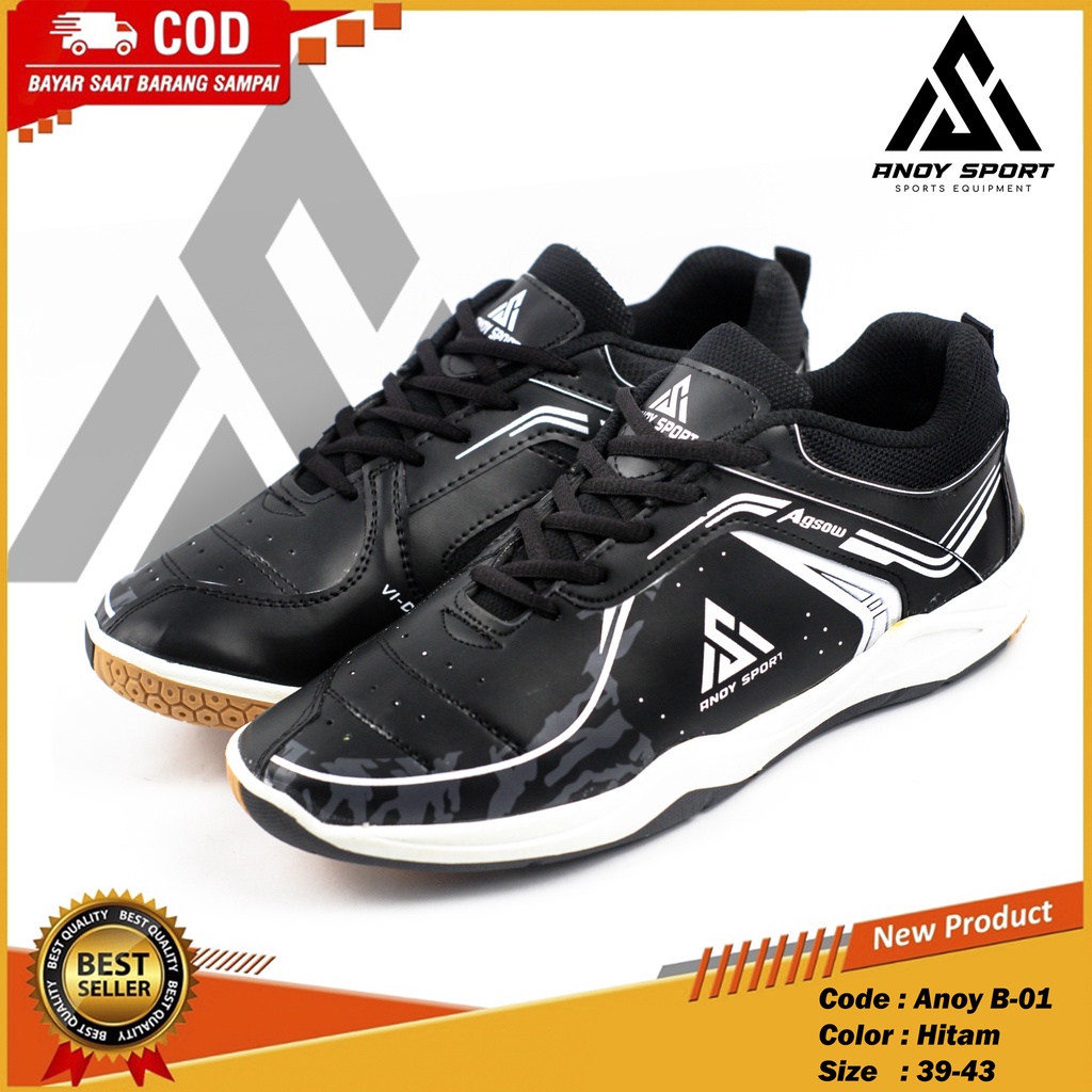 Sepatu Badminton Anoy B-01 // Sepatu Bulu Tangkis // Sepatu Olahraga // Sepatu Voly