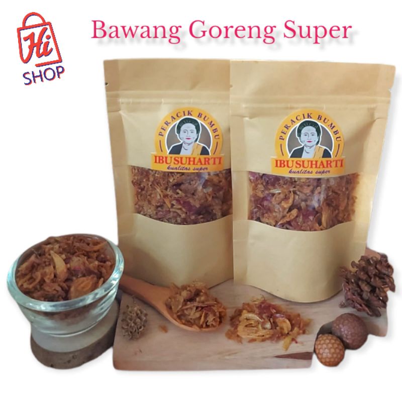 

Ibu Suharti - Bawang Goreng Super Asli Brebes Homemade Kualitas Premium