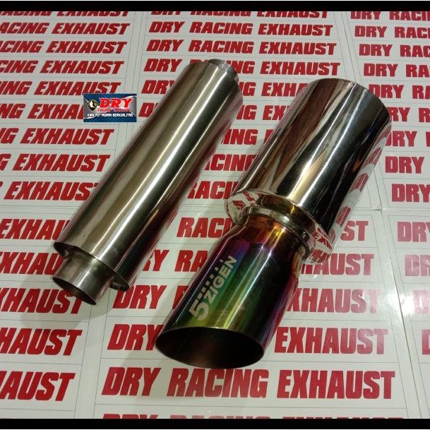 RESONATOR&KNALPOT MOBIL 5ZIGEN RUNCING RAINBOW FULL STENLESS BASS WOORR