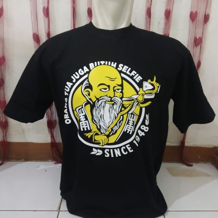 BIG SIZE 3XL 4XL...kaos/t shirt/baju keren MEME ORANG TUA 03
