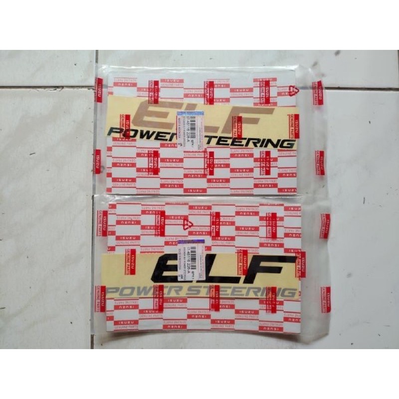 Stiker sticker isuzu elf power steering