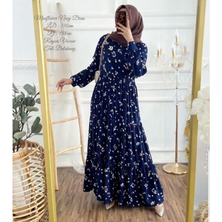 GAMIS RAYON BUSUI HOME DRESS HOMEWEAR WANITA