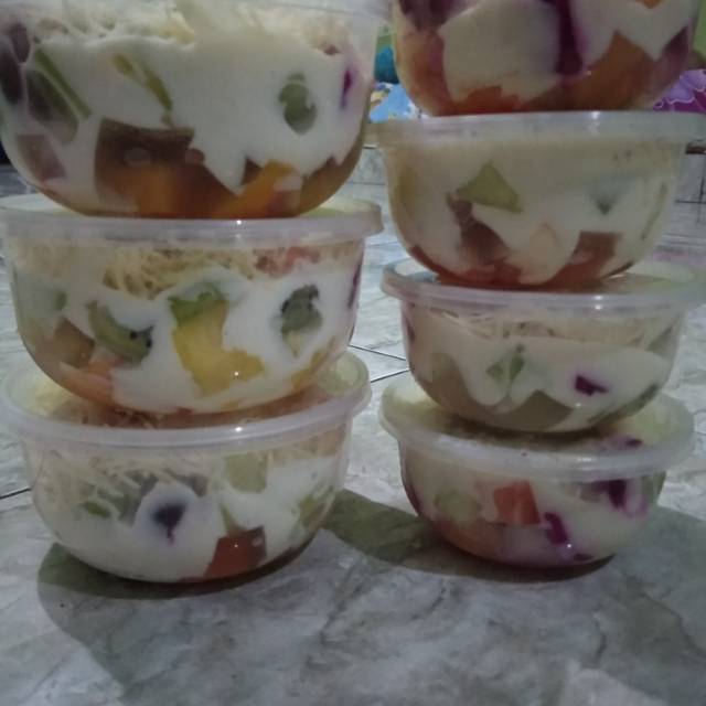 

Salad buah & oreo cheese cake