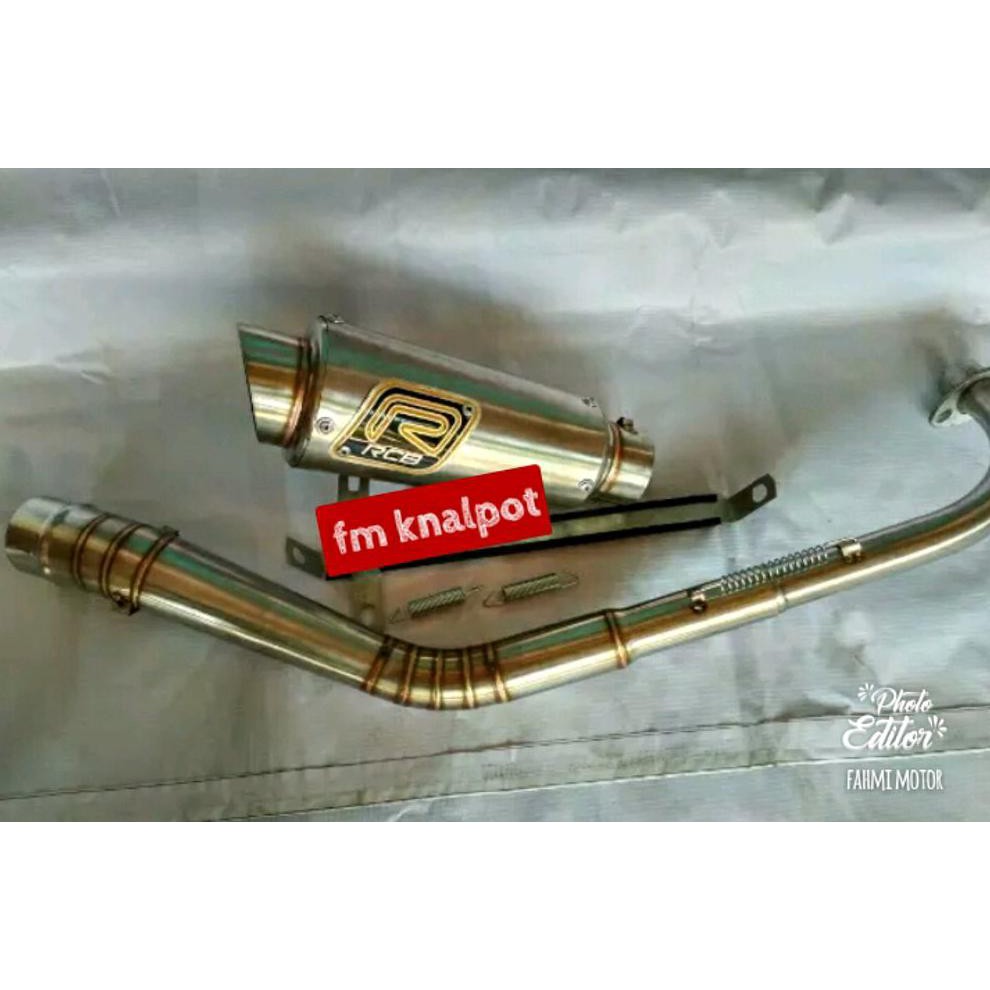 New Knalpot Rcb Kolong Jupiter Z Vega R Supra X Supra 125 Kharisma Grand Sale