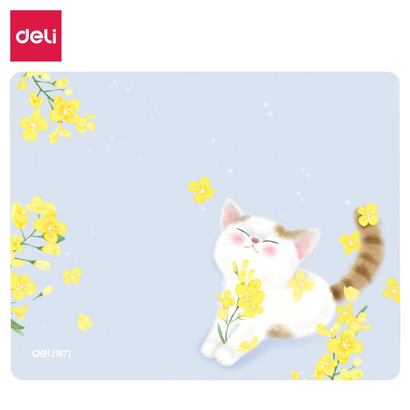 Deli Mouse Pad Mousepad Komputer 250*200*3mm Polos dan Bergambar 83001 33188-Kucing