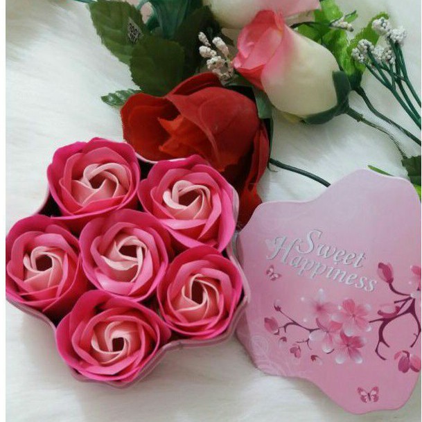 Valentine Gift|Bunga Mawar Sabun|Sabun Kertas|Paper Soap|Kado Valentine|Hampers