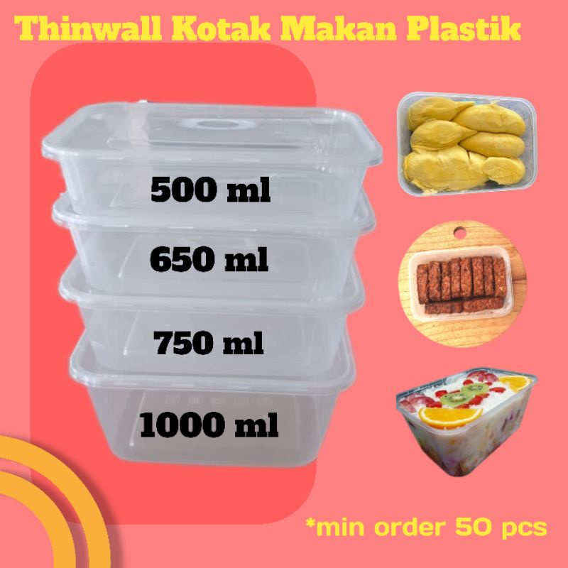 Thinwall Lock n lock Toples Little Dimple Tempat Kotak Makan PLastik Baby Frenzy Food Container Kulk