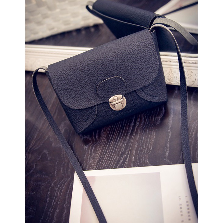 tas selempang mini embossed small square shoulder bag (2G1) bta130