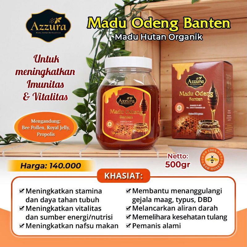 

Madu odeng banten murni 100% 500 gr