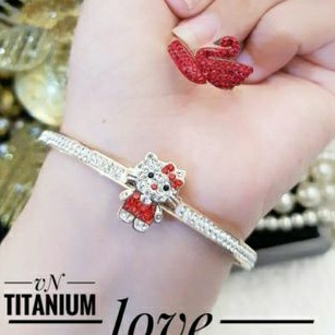 Titanium Set Gelang Dan Cincin Wanita 920