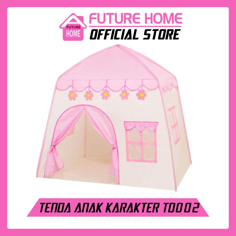 Tenda Anak Model Rumah Tenda Bermain Princess Castle Outdoor