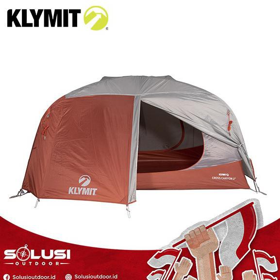 Tenda Kemping Keluarga Klymit Cross Canyon Ultralight Camping Tent - Cross Canyon 2P Arjunastore11