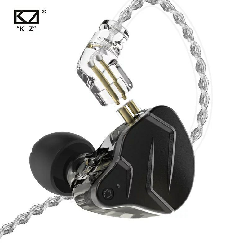 KZ ZSN Pro X with Mic 1BA+1DD Hybrid Driver In Ear Earphone HIFI Bass Sport Headset