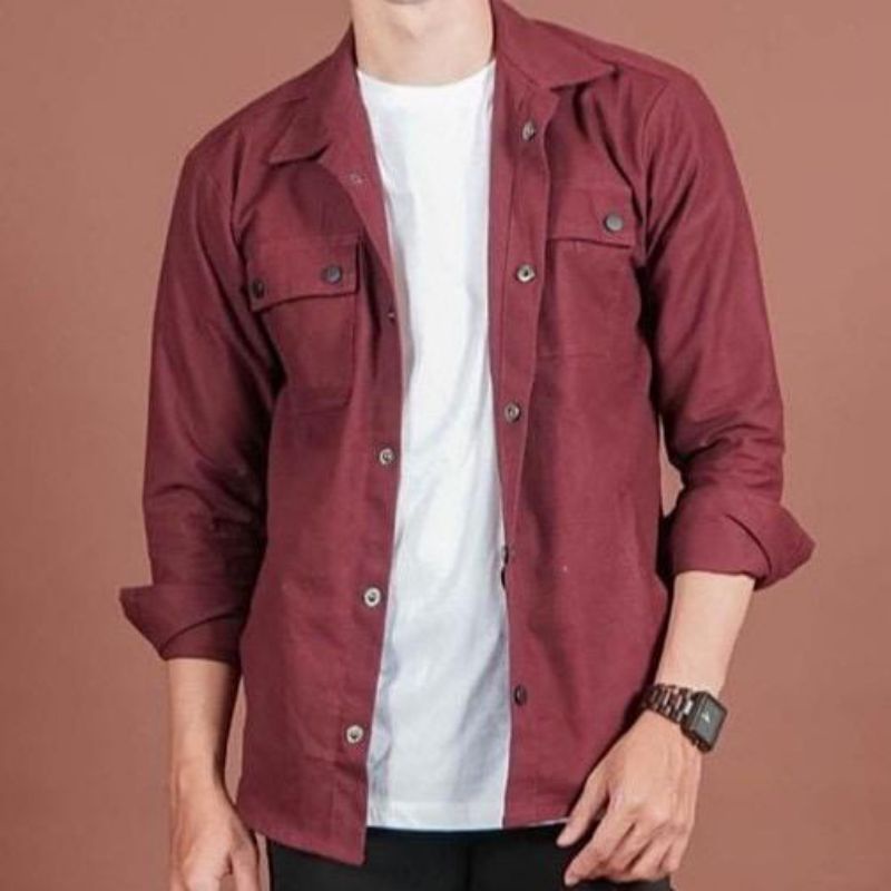 JAKET SEMI PARKA ORIGINAL//JAKET TRUCKER//JAKET KANVAS//JAKET PRIA