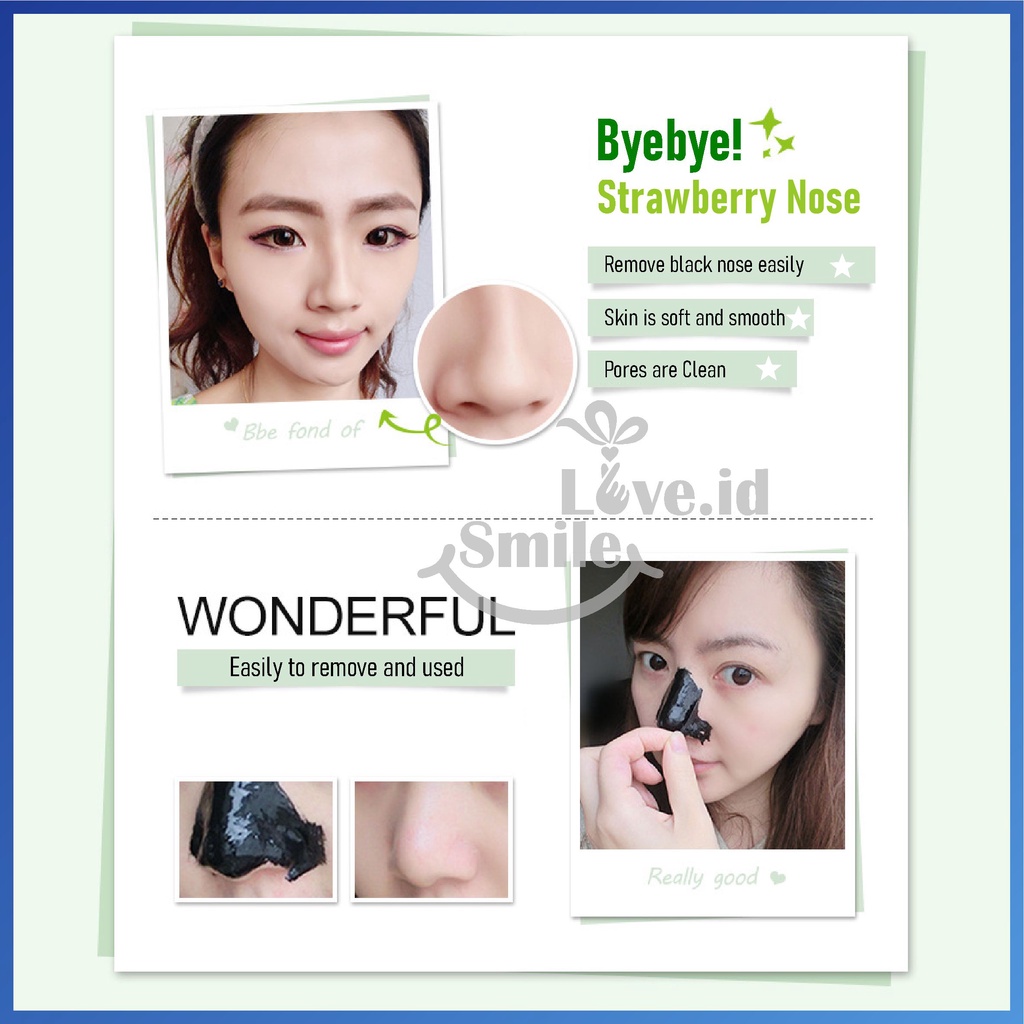 Smilelove IMAGES Black head Masker Activated Carbon Remove Komedo Sachetan Blackhead IMG09