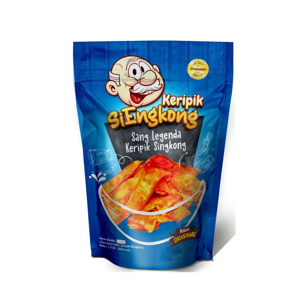 

KERIPIK SIENGKONG ORIGINAL 140G / KERIPIK SINGKONG / CEMILAN / MAKANAN RINGAN / SNACK