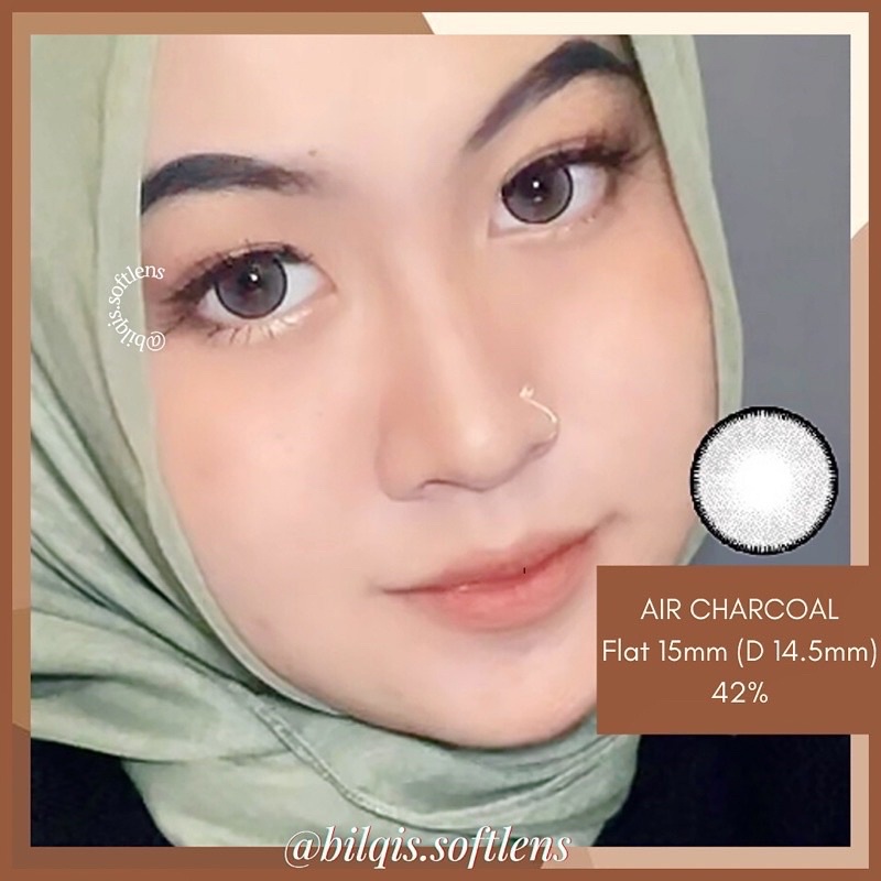 [MINUS] ELCOCO Airy Minus Charcoal Nude Beige Softlens 3.25 s/d -10.00