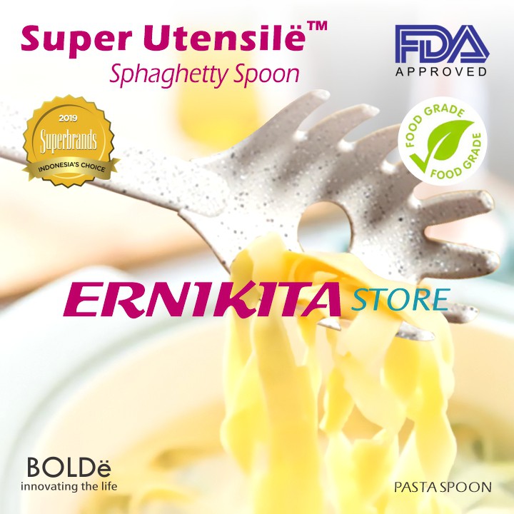 BOLDe SUPER UTENSILE SPAGHETTI SPOON - Spatula Sendok Spaghetti