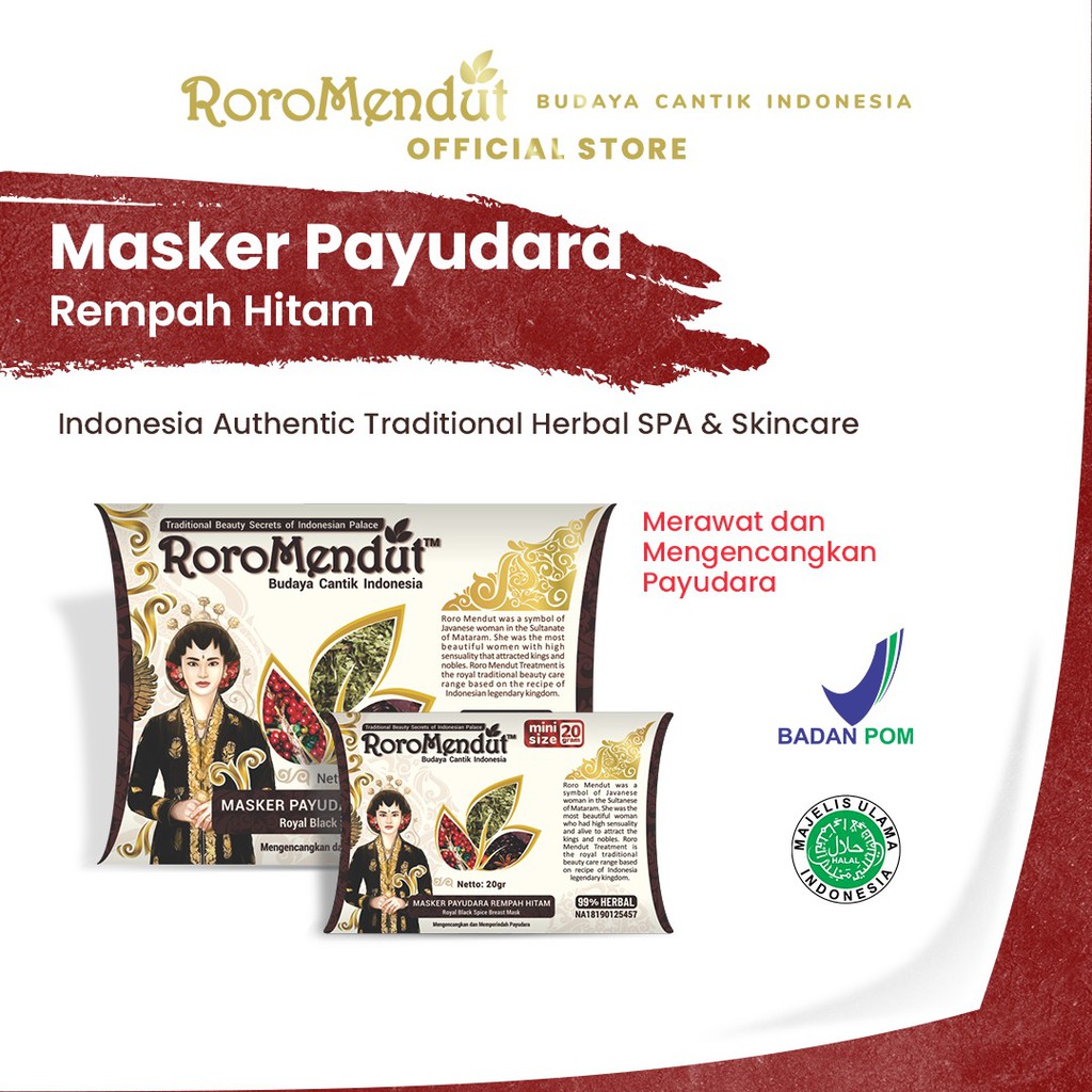 Roro Mendut Masker Payudara Pembesar Pengencang