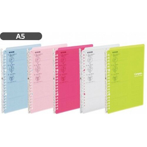 

BINDER NOTE A5 KOKUYO SMART MAP RING BINDER SP-130 SLIM TIPIS EFISIEN 20 HOLE NOTEBOOK ISI ULANG