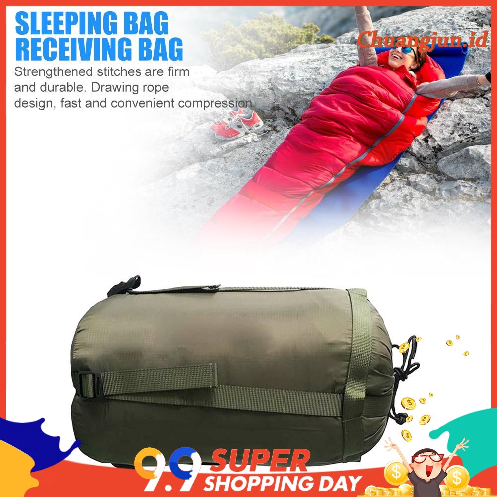 Sleeping Bag Storage Bag Kantung Tidur Santai Untuk Camping Outdoor Shopee Indonesia