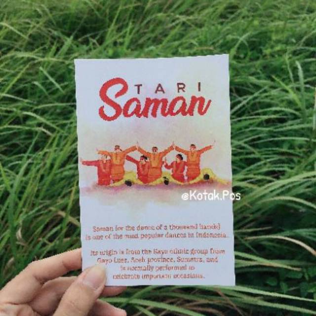 

TARI SAMAN ACEH TRADISIONAL ADAT BUDAYA INDONESIA KARTU POS POSTCARD SURAT FILATELI POSTCROSSING HQ